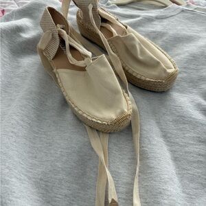 Soda Beige Espadrille Flats